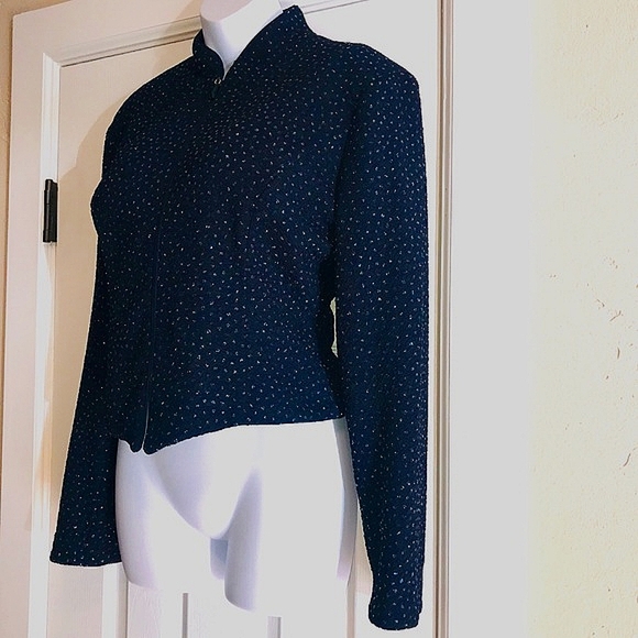 VINTAGE RHINESTONE Jessica Howard  Bolero/Jacket12 - Picture 4 of 8